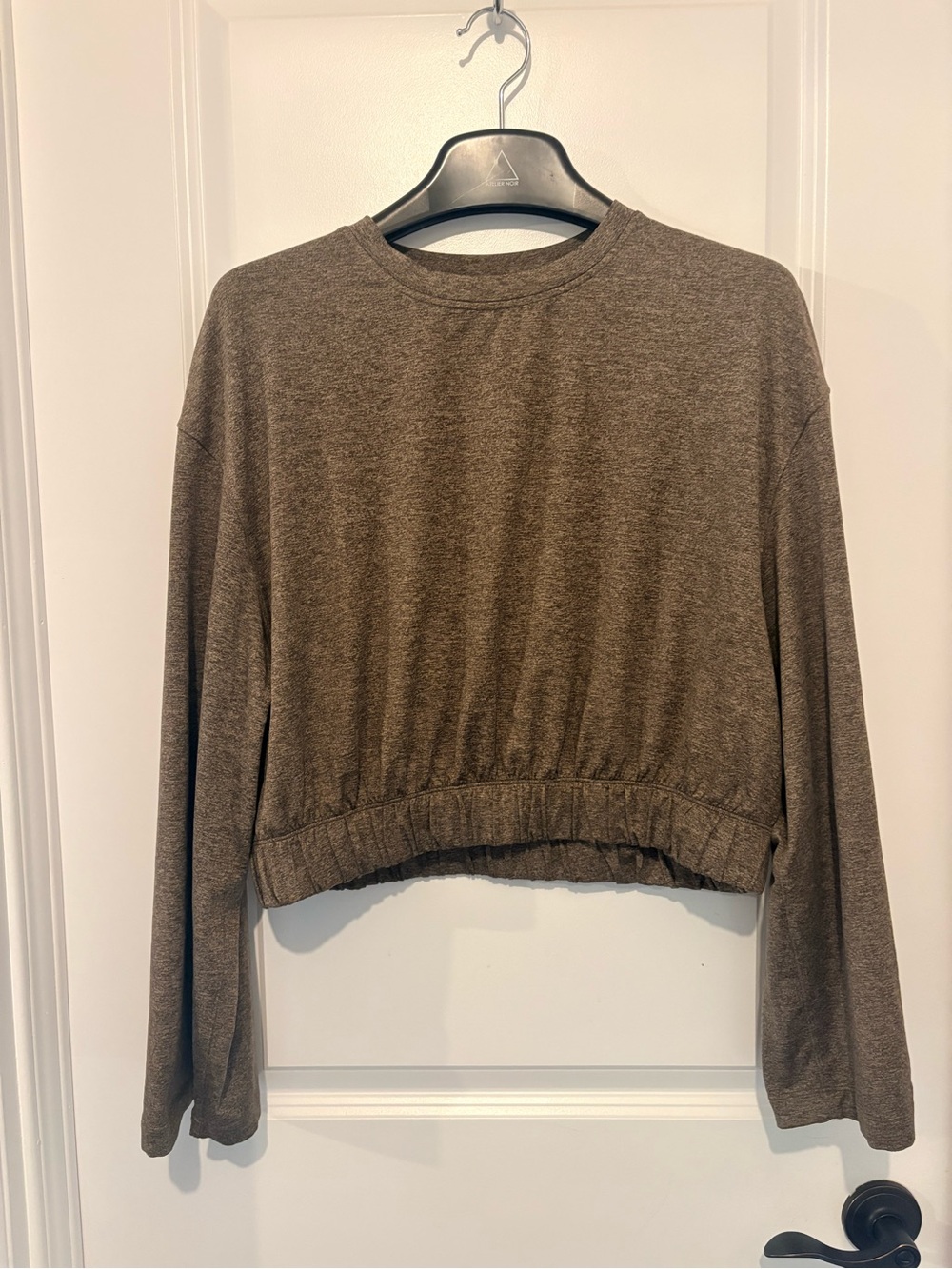 Lululemon Cropped Crewneck Sweatshirt - Brown